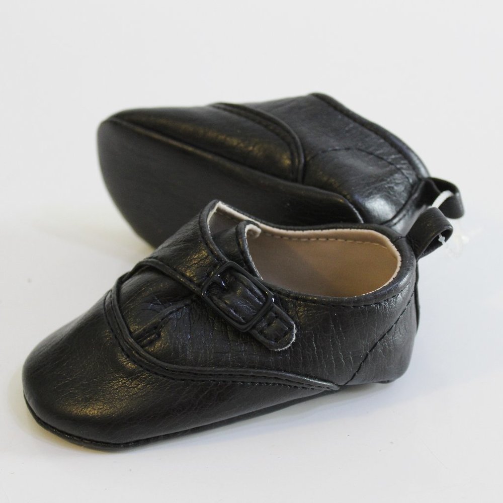 Baby Deer Boy Dress Shoes Infant Size 3 Black